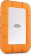 Image de LaCie Rugged Mini, 2 TB, 2000 MB/s, IP54, USB-C cable - Gris,Orange (STMF2000400)