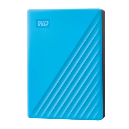 Image de Western Digital 6TB, up to 5Gb/s, USB 3.2 Gen 1, Micro-B, 10.7 x 7.4 x 2 cm, blue Disque dur externe - Noir,Bleu (WDBR9S0060BBL-WESN)