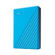 Image de Western Digital 6TB, up to 5Gb/s, USB 3.2 Gen 1, Micro-B, 10.7 x 7.4 x 2 cm, blue Disque dur externe - Noir,Bleu (WDBR9S0060BBL-WESN)