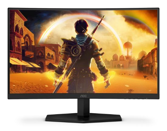 Image de AOC G4 23.6" VA FHD 180Hz écran plat de PC 59,9 cm (23.6") 1920 x 1080 pixels Full HD LCD Noir, Rouge (C24G42FE)
