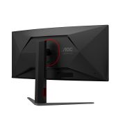 Image de AOC G4 écran plat de PC 86,4 cm (34") 3440 x 1440 pixels Wide Quad HD Noir, Rouge (CU34G4ZCA)