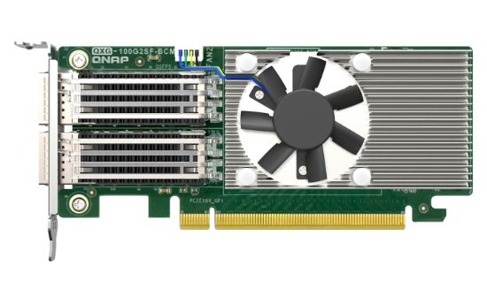 Image de QNAP carte réseau Interne Fibre 100000 Mbit/s (QXG-100G2SF-BCM)