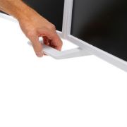 Image de Ergotron HX Series Bras bi-écrans, fixation bureau (blanc) Support d'écran (45-476-216)