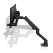 Image de Ergotron HX Series Bras bi-écrans, fixation bureau (blanc) Support d'écran - Noir (45-476-224)
