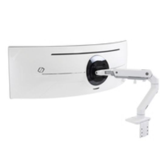 Image de Ergotron HX Series Bras pour moniteur de bureau avec pivot HD (blanc) Support d'écran (45-647-216)