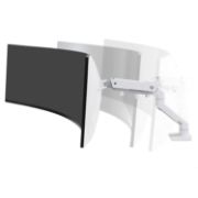 Image de Ergotron HX Series Bras pour moniteur de bureau avec pivot HD (blanc) Support d'écran (45-647-216)