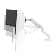 Image de Ergotron HX Series Bras pour moniteur de bureau avec pivot HD (blanc) Support d'écran (45-647-216)