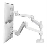 Image de Ergotron LX Pro Series Dual Stacking Arm (white) Support d'écran - Blanc (45-690-290)