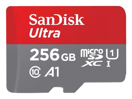Image de SanDisk Ultra Mémoire flash - Gris,Rouge (SDSQUAC-256G-GN6MA)