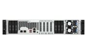 Image de QNAP serveur de stockage NAS Rack (2 U) AMD Ryzen™ 5 64 Go DDR5 0 To QuTS hero Noir, Métallique (TS-H3077AFU-R7-64G)