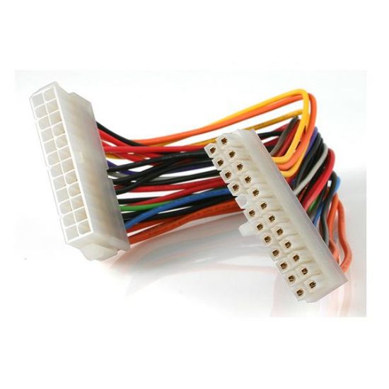 Image de StarTech.com Câble d'extension d'alimentation ATX 2.01 à 24 broches de 20 cm - M/F (ATX24POWEXT)