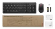 Image de Lenovo clavier Souris incluse Bureau RF sans fil Français Noir (4X31R64464)