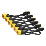 Image de APC Power Cord Kit (6 ea), Locking, C19 to C20, 0.6m (2ft), Blue (AP8712SX590)