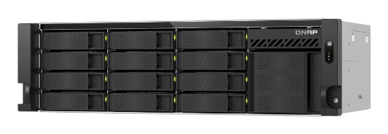 Image de QNAP TS-H1655XEU-RP Serveur de stockage Rack (3 U) Intel Atom® C5125 8 Go DDR4 0 To QuTS hero Noir, Gris (TS-H1655XEU-RP-8G)