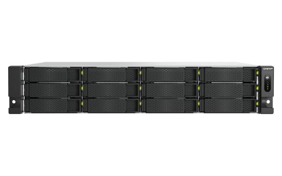 Image de QNAP TS-H1465U-RP Serveur de stockage Rack (2 U) 8 Go DDR5 0 To QNAP QTS Noir (TS-H1465U-RP-8G)