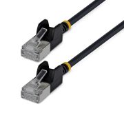 Image de StarTech.com câble de réseau Noir 0,5 m Cat6a U/FTP (STP) Rond (N6APATSTP34BKS50CM)
