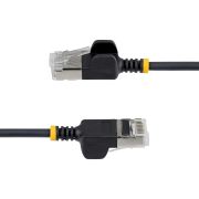 Image de StarTech.com câble de réseau Noir 0,3 m Cat6a U/FTP (STP) Rond (6ASTP34BKS30CM10PK)