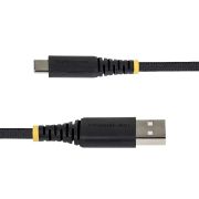 Image de StarTech.com Câble de Charge Rapide USB-A vers USB-C de 2m, 15W 3A, Gaine Tressée Double Couche Nylon/TPE, Câble de Charge USB-A vers Type C Durable, Câble USB A vers USB C (USB2AC2MBR)