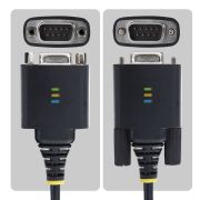Image de StarTech.com Câble Adaptateur USB-C vers Série de 2 m, Rétention COM, Puce FTDI, Type-C vers DB9 RS232 Mâle, Voyants d'État, Vis et Écrous DB9 Interchangeables (1P6FFC-USB-C-SERIAL)