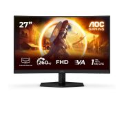 Image de AOC écran plat de PC 68,6 cm (27") 1920 x 1080 pixels Full HD LCD Noir, Rouge (C27G42ZEP)