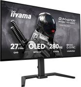Image de iiyama G-MASTER écran plat de PC 68,6 cm (27") 2560 x 1440 pixels 2K Ultra HD OLED Noir (GOB2701QSC-B1)