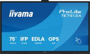 Image de iiyama Écran d'affichage dynamique Écran plat interactif 190,5 cm (75") LCD Wifi 500 cd/m² 4K Ultra HD Noir Écran tactile Intégré dans le processeur Android 24/7 (TE7513A-B3AG)