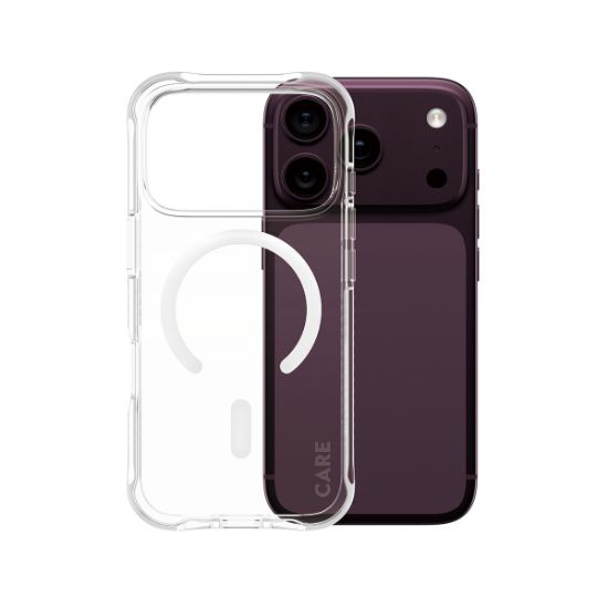 Image de PanzerGlass CARE™ by ® Samba Case Transparent w. White MagSafe iPhone 2026 Pro | 17 Pro | Bulk coque de protection pour téléphones portables Housse (BULKCR27144)