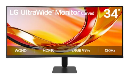 Image de LG écran plat de PC 86,4 cm (34") 3440 x 1440 pixels Dual WQHD LCD Noir (34U601B-B)