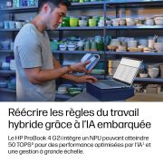 Image de HP ProBook 4 G2i Next Gen AI Copilot+ PC Intel Core Ultra 5 322 Ordinateur portable 35,6 cm (14") WUXGA 16 Go DDR5-SDRAM 512 Go SSD Wi-Fi 7 (802.11be) Windows 11 Pro Argent (E08ZDET)