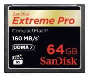 Image de SanDisk 64GB Extreme Pro CF 160MB/s Mémoire flash (SDCFXPS-064G-X46)
