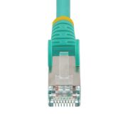 Image de StarTech.com Câble Ethernet CAT6a 10m - Low Smoke Zero Halogen (LSZH) - 10 Gigabit 500MHz 100W PoE RJ45 S/FTP Cordon de Raccordement Réseau Snagless Turquoise avec D ... (NLAQ-10M-CAT6A-PATCH)