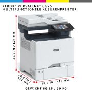 Image de Xerox VersaLink C625 A4 50 ppm - Copie/Impression/Numérisation/Fax recto verso PS3 PCL5e/6 2 magasins 650 feuilles (C625V_DN)