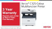 Image de Xerox C325 copie/impression/numérisation/télécopie recto verso sans fil A4, 33 ppm, PS3 PCL5e/6, 2 magasins, 251 feuilles Multifonction - Noir, Cyan, Magenta, Jaune (C325V_DNI)