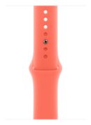 Image de Apple Bracelet Sport tangerine 46 mm - S/M - Orange (MDT54ZM/A)