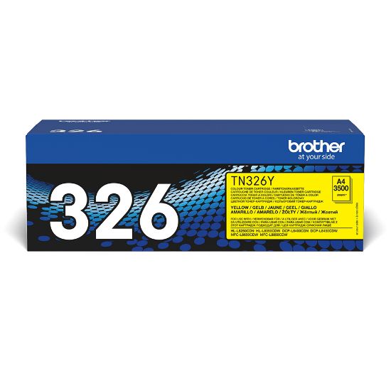 Image de Brother - Cartouche de toner originale – Jaune (TN-326Y)