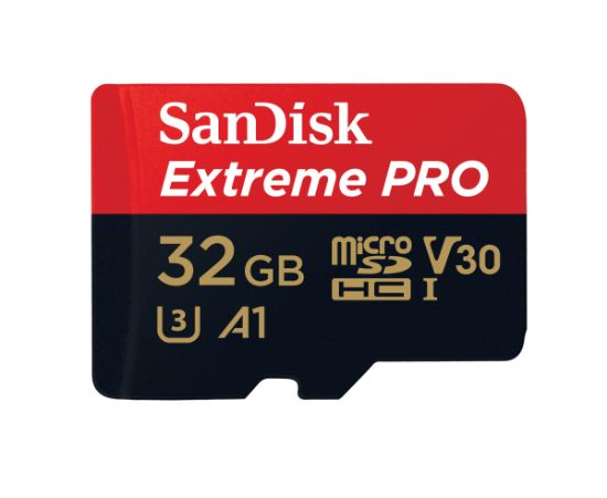 Image de SanDisk Extreme Pro Mémoire flash - Noir, Rouge (SDSQXCG-032G-GN6MA)