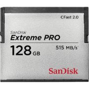 Image de SanDisk 128GB Extreme Pro, CFast 2.0, 525MB/s Mémoire flash - Noir, argent (SDCFSP-128G-G46D)