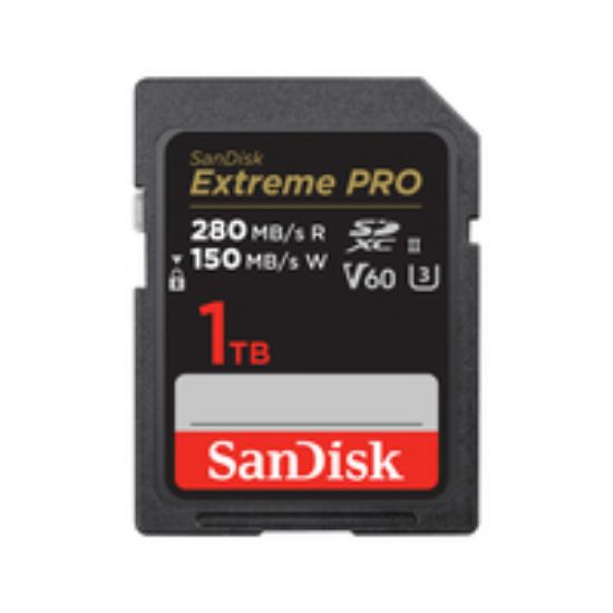Image de SanDisk 512GB Extreme PRO SDXC UHS-II Card Mémoire flash - Noir (SDSDXEP-1T00-GN4IN)