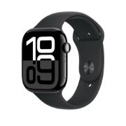 Image de APPLE 46mm Midnight Sport Band - S/M - Bleu (MYG03ZM/A)