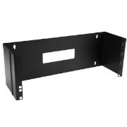 Image de StarTech.com Support de fixation murale à charnières 48 cm 4U pour tableaux de connexion (WALLMOUNTH4)