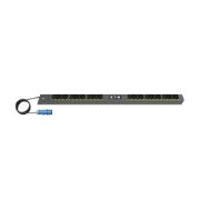 Image de Eaton Basic G4 Rack PDU, 22.5U, 3.7 kW, 16 A, 12xC13, 12xC39, 3 m cord Distribution d'énergie - Noir (EVBAF116A)