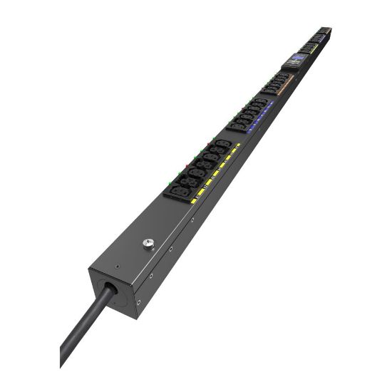 Image de Eaton Managed G4 Rack PDU, 39U, 11 kW, 16 A, 24xC13, 18xC39, 3 m cord Distribution d'énergie - Noir (EVMAF316X)