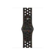 Image de Apple Bracelet Sport Nike Noir nuit 42 mm - S/M (MGAE4ZM/A)