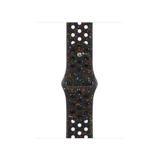Image de Apple Bracelet Sport Nike Noir nuit 42 mm - S/M (MGAE4ZM/A)