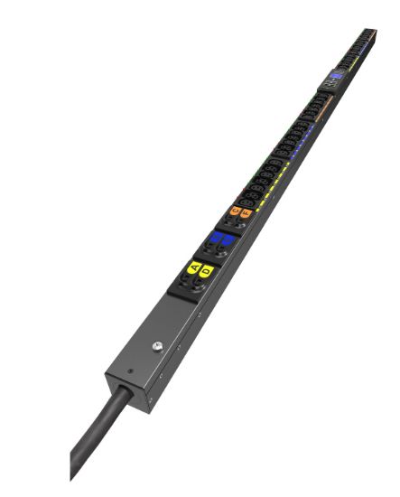 Image de Eaton Metered Input G4 Rack PDU, 39U, 22 kW, 32 A, 21xC13, 18xC39, 52 x 53 mm, 3 m cord Distribution d'énergie - Noir (EVMIF332A)