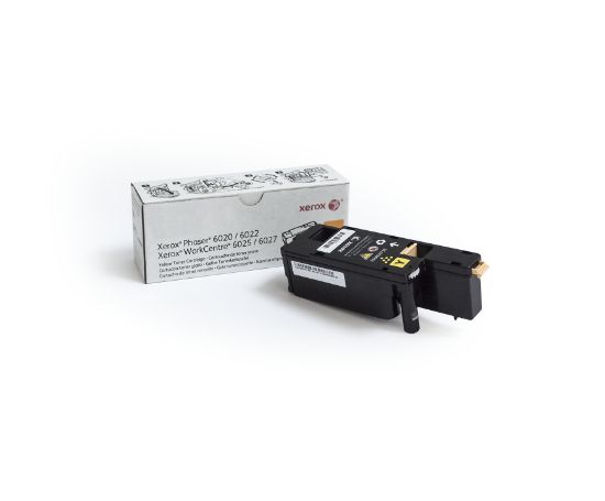 Image de Xerox Cartouche de toner Jaune de Capacité standard Phaser® 6020?/?6022, WorkCentre® 6025?/?6027 (1000 pages) - (106R02758)