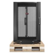 Image de APC Coffret NetShelter SX 18U, pour armoire en rack serveur 600 x 1 070 mm, avec panneaux latéraux noirs, emballage antichoc - Professionnels (AR3106SP)