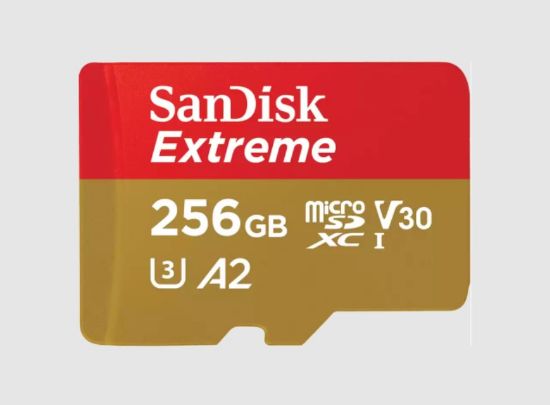 Image de SanDisk Extreme Mémoire flash - Rouge (SDSQXAV-256G-GN6MA)