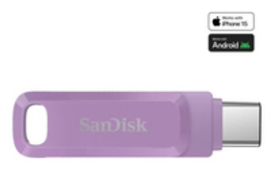 Image de SanDisk Ultra Dual Drive Go Clé USB - Lavande (SDDDC3-512G-G46L)