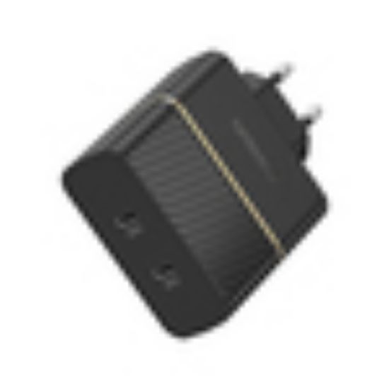 Image de OtterBox EU Wall Charger 50W - 1X USB-C 30W + 1X USB-C 20W USB-PD, noir Chargeur (78-52724)